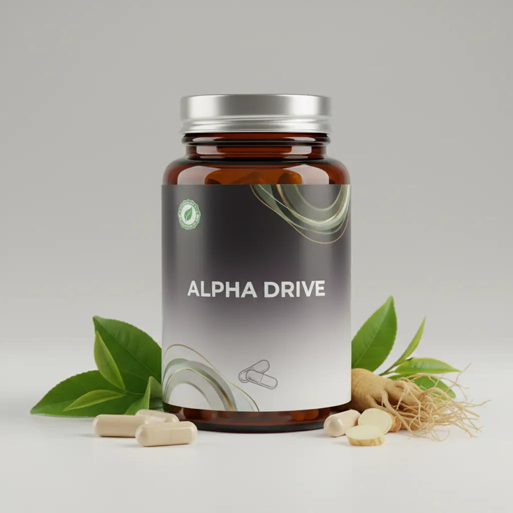 Alpha Drive -ravintolisäpurkki, 60 kapselia